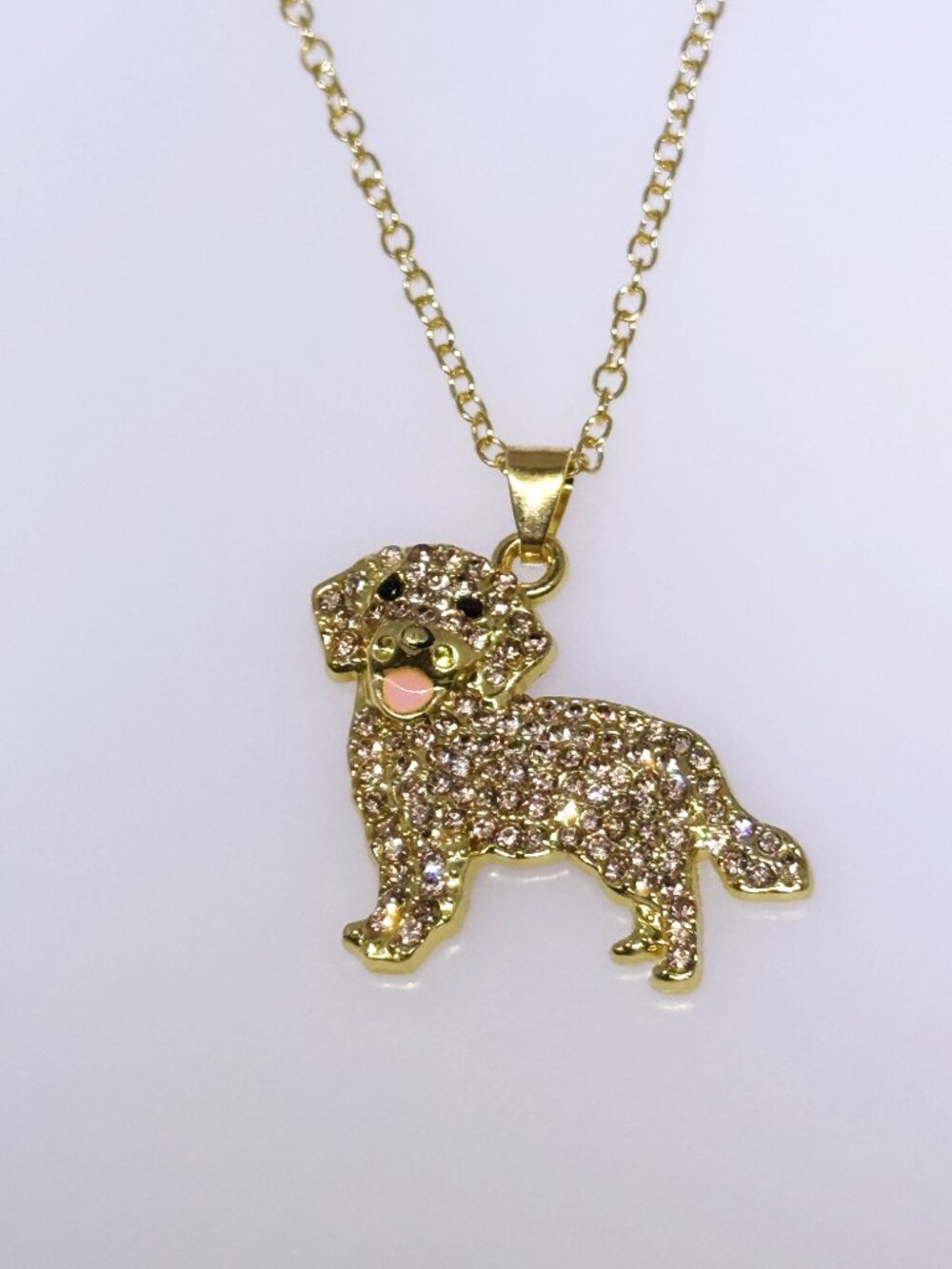 Jewelry set, Golden Retriever, earrings and necklace - Picture 3 of 8